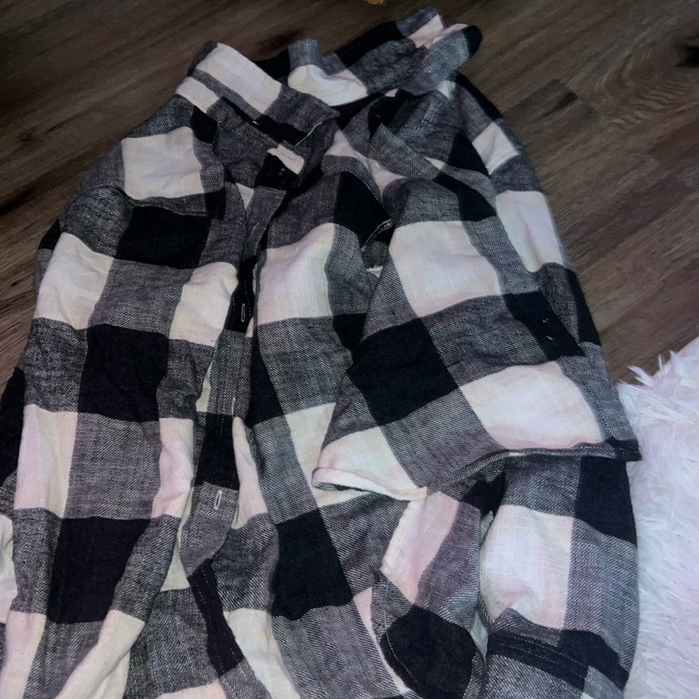 Black and white flannel